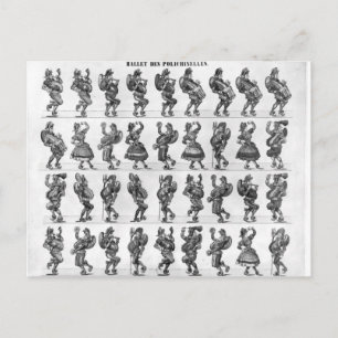 Ballett der Polichinelles Postkarte
