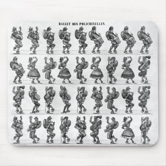 Ballett des Polichinelles Mousepad (Vorne)