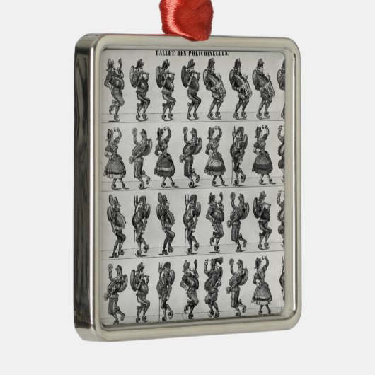 Ballett des Polichinelles Ornament Aus Metall (Rechts)