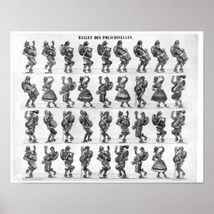 Ballett des Polichinelles Poster