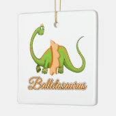 Ballett-Dinosaurier-Geschenk für Tanz-Studenten Keramikornament (Links)