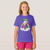 Ballett-Einhorn-Ballerina-Tanz T-Shirt (Vorne ganz)