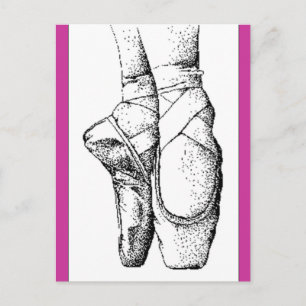 Ballett — En Pointe Postkarte