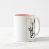 Ballett — En Pointe Zweifarbige Tasse (VorderseiteRechts)
