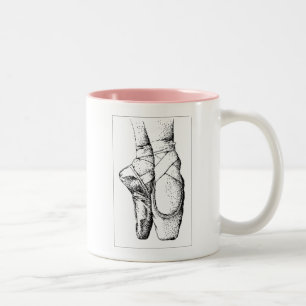 Ballett — En Pointe Zweifarbige Tasse