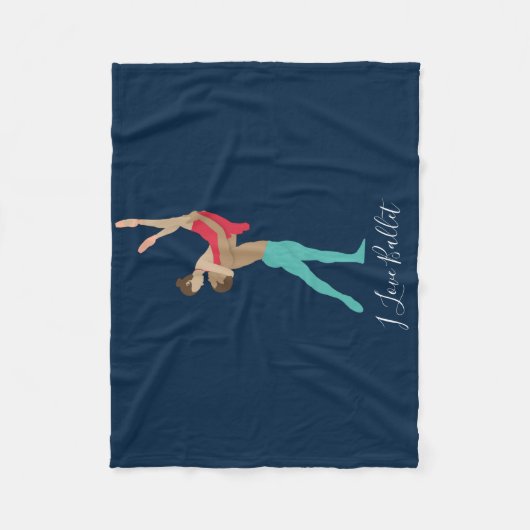 Ballett Fleecedecke (Vorderseite)