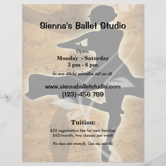 Ballett Flyer (Vorne)