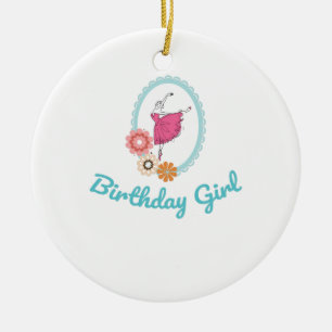 Ballett Geburtstag Geburtstag Outfit für Ballerina Keramik Ornament