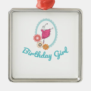 Ballett Geburtstag Geburtstag Outfit für Ballerina Ornament Aus Metall