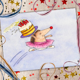 Ballett Geburtstagskarte von Nicole Janes Postkarte