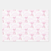 Ballett Geburtstagsparty Kinderdusche Pink Balleri Geschenkpapier Set (Vorderseite)