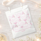 Ballett Geburtstagsparty Kinderdusche Pink Balleri Geschenktütchen (Ausgeschnitten)