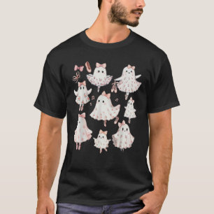 Ballett Geist Balletttänzer Grusel Tanzlehrer T-Shirt