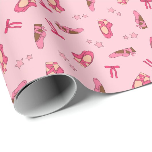 Ballett Geschenkpapier (Rolleneckpunkt)