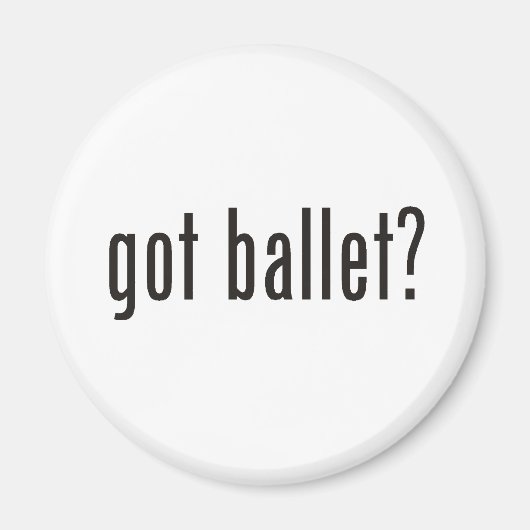 Ballett got? magnet (Vorne)