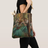 Ballett-Grafik-Tänzer rosa und grüner Edgar Degas Tasche (Von Nahem)