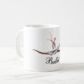 Ballett Grande Jete mit "der Ballett-" Tasse (Vorderseite Links)