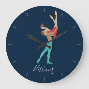 Ballett Große Wanduhr