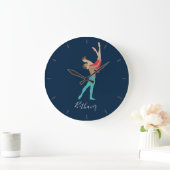 Ballett Große Wanduhr (Zuhause)