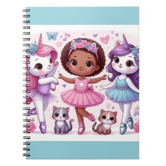 Ballett-Harmonie-Notebook Notizblock (Vorderseite)