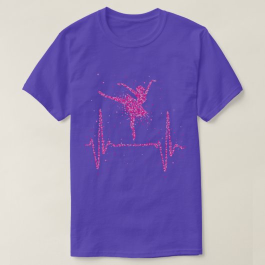 Ballett-Heartbeat-Ballettschule T-Shirt (Design vorne)