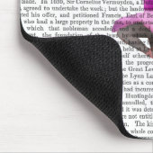Ballett Hirsch in Rosa Mousepad (Ecke)