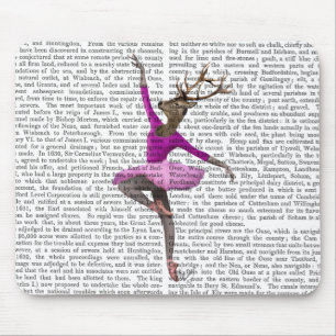 Ballett Hirsch in Rosa Mousepad