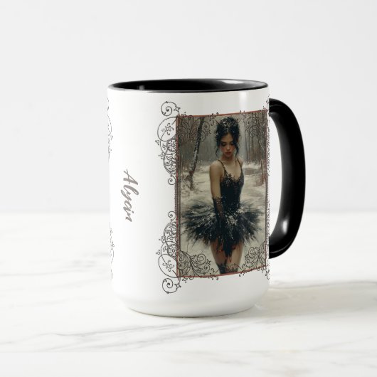 Ballett in der Snow Fantasy-Tasse Tasse (VorderseiteRechts)
