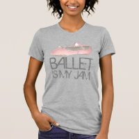 Ballett ist meine Jam Ballerina Pink Tanzschuh Sli