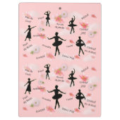 Ballett Klemmbrett (Rückseite)