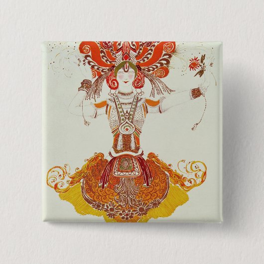 Ballett-Kostüm für "das Firebird", durch Button (Vorderseite)