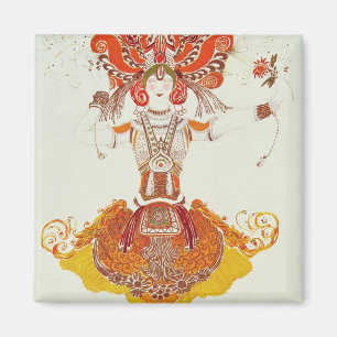 Ballett-Kostüm für "das Firebird", durch Magnet