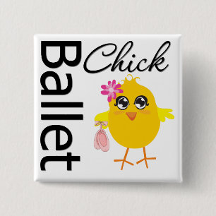 Ballett-Küken Button