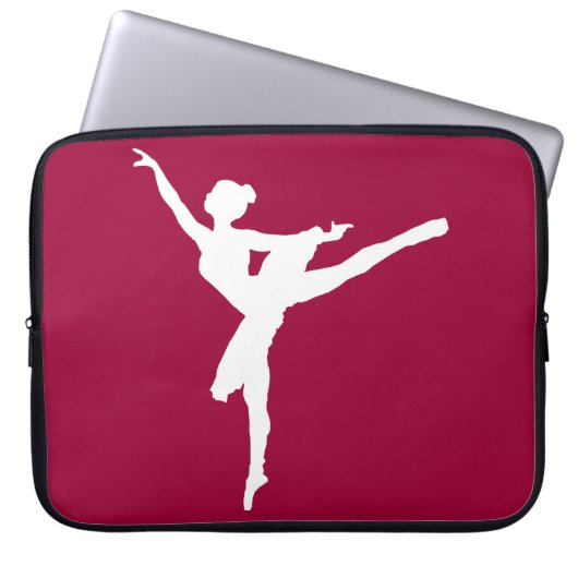 Ballett Laptopschutzhülle (Vorderseite)