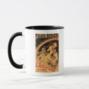 Ballett L'Arc-en-Ciel bei Folies-Bergere Tasse