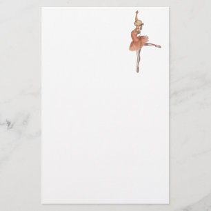 Ballett-Leistung - Haltungs-Pose Briefpapier