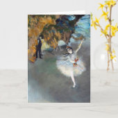 Ballett - l'etoile - Edgar Degas - 1878 Karte (Gelbe Blume)