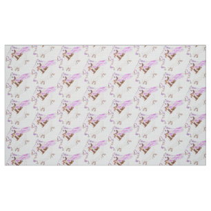 Ballett-Liebe-Häschen-Polyester-Webart-Gewebe 58" Stoff