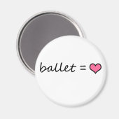 Ballett = Liebe Magnet (Vorderseite/Rückseite)