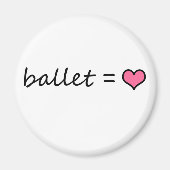 Ballett = Liebe Magnet (Vorne)