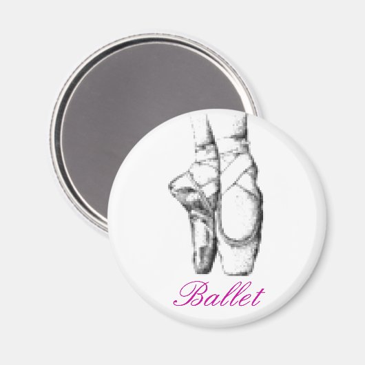 Ballett Magnet (Vorderseite/Rückseite)