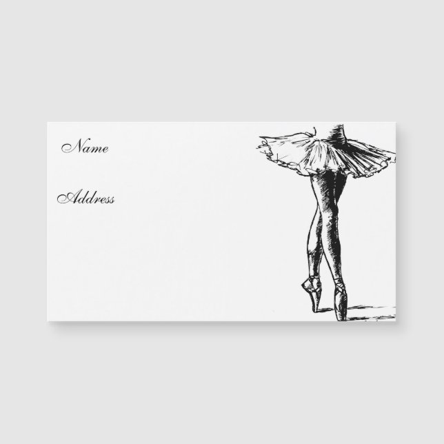 Ballett Magnetkarte (Vorderseite)
