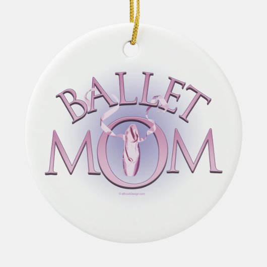 Ballett-Mama Keramikornament (Vorne)