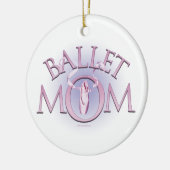 Ballett-Mama Keramikornament (Links)