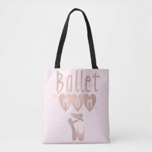 Ballett-Mama-Rosa-Rosen-Goldsterne u. -herzen Tasche