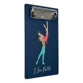 Ballett Mini Klemmbrett (Schrägansicht)