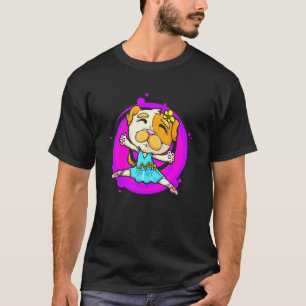 Ballett-Mops-Tänzer Mops-Ballerina Ballett-Mädchen T-Shirt