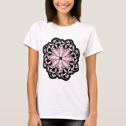 Ballett-Muster (Rosa) T-Shirt (Vorderseite)