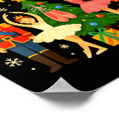 Ballett Nussknacker Squad Weihnachtskostüm für Kin Poster (Ecke)