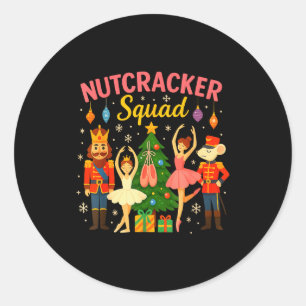 Ballett Nussknacker Squad Weihnachtskostüm für Kin Runder Aufkleber